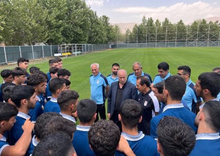 تاج مهمان تیم نوجوانان شد
