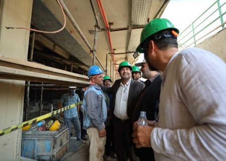 بازدید دنیامالی از مجموعه ورزشی آزادی