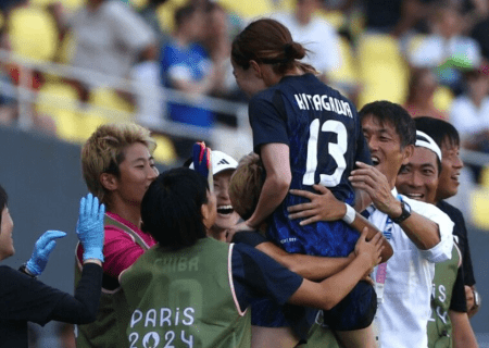 Ikeda pleased after Nadeshiko overcome adversity to book last eight spot