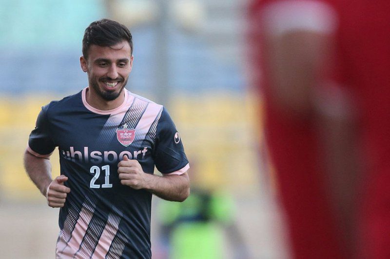 سعید صادقی در تمرین گروهی پرسپولیس