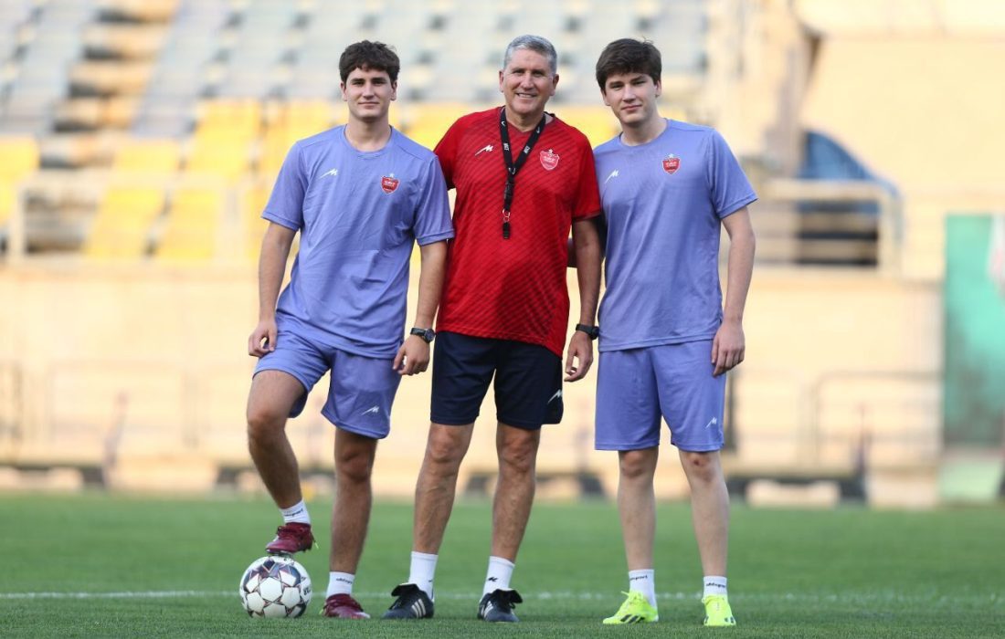 حضور خانواده سرمربی پرسپولیس برای اقامت در تهران