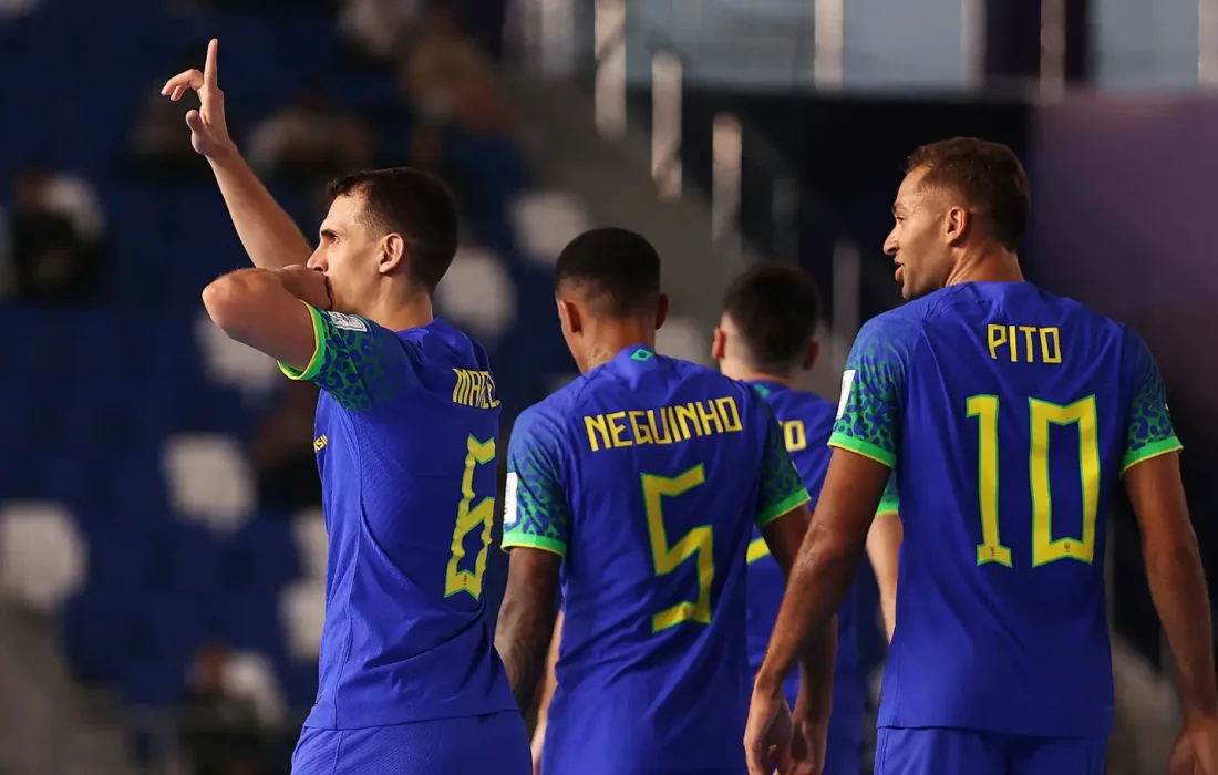 Brilliant Brazil strike eight to advance