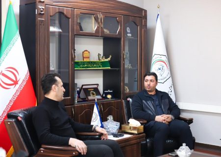 دیدار آرش میراسماعیلی با رییس هیات جودو استان آذربایجان شرقی