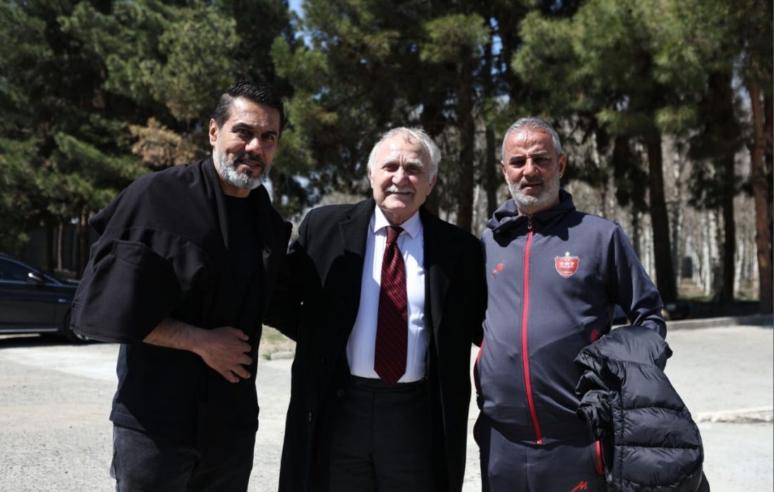 حسین کلانی میهمان تمرین پرسپولیس