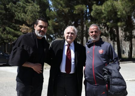 حسین کلانی میهمان تمرین پرسپولیس