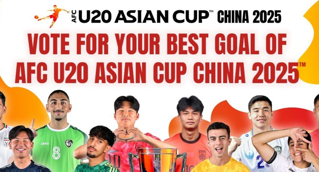 Vote for your Best AFC U20 Asian Cup™ China 2025 Goal