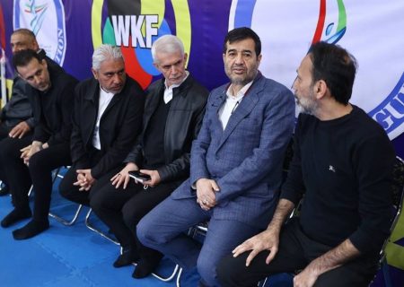 حضور وزیر ورزش و جوانان در اردوی کاراته