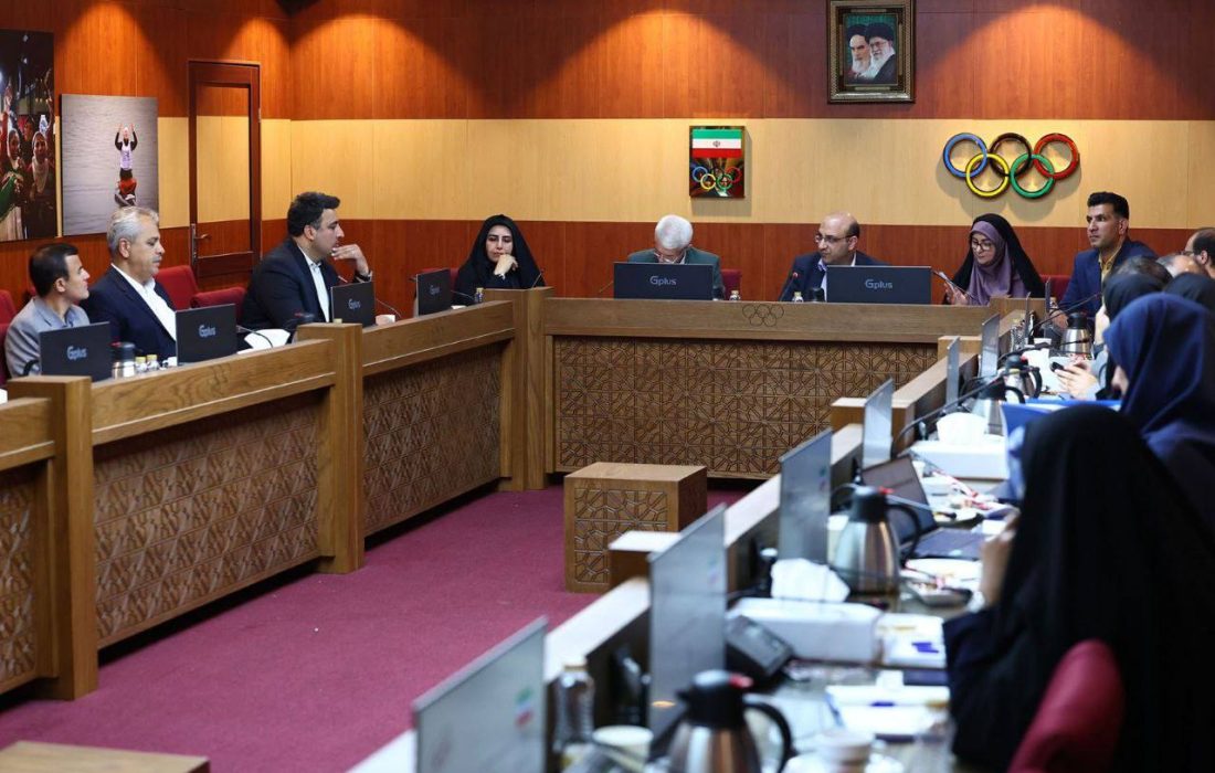 نشست مسئولان کمیته ملی المپیک و فدراسیون دوومیدانی برگزار شد