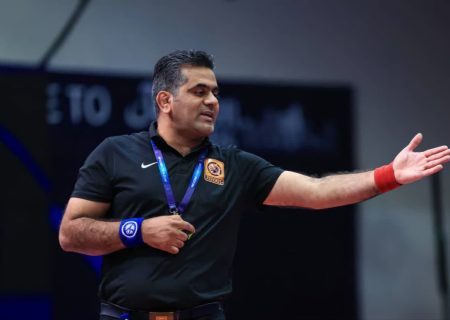 قضاوت داور آبادانی در سومین رقابت رنکینگ اتحادیه جهانی کشتی در مغولستان