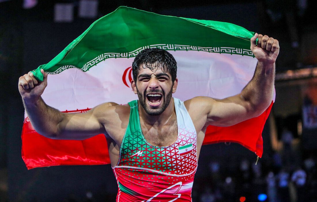 خاطره بازی اتحادیه جهانی کشتی با قهرمان ایرانی المپیک
