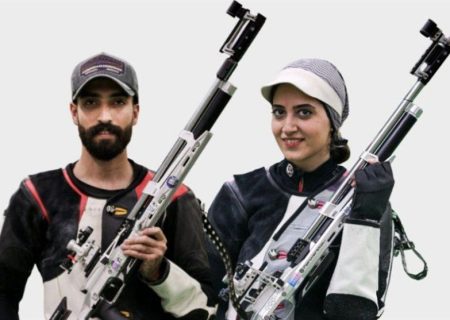 تیم میکس تیراندازی ایران چهارم آسیا شد؛ شکست مقابل ژاپن در تفنگ ۱۰ متر